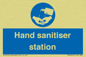 Hand sanitiser station